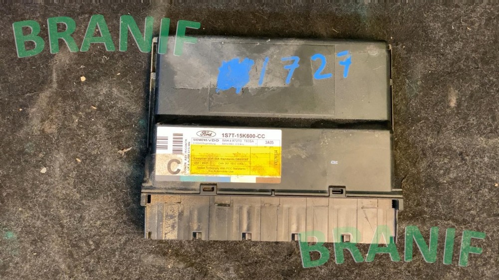 FORD FOCUS Theft Locking Control Module Unit 1S7T-15K600-CC