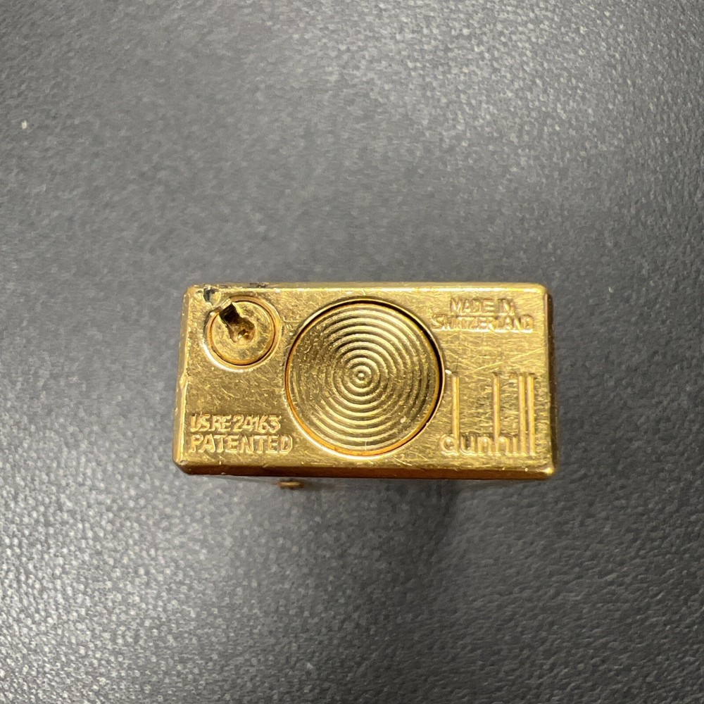 Dunhill Rollagas Lighter Gold And Enamel
