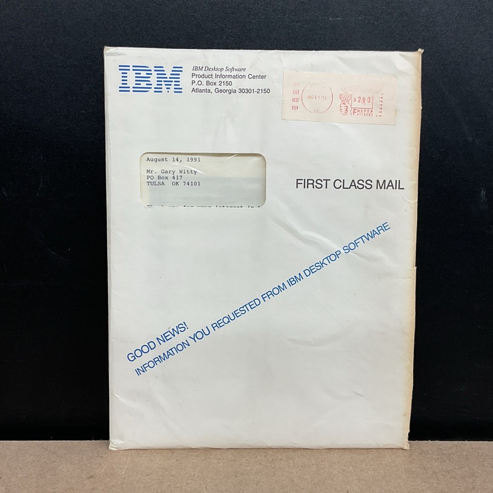 IBM Desktop Software Platinum Series Information Package Vintage Computing