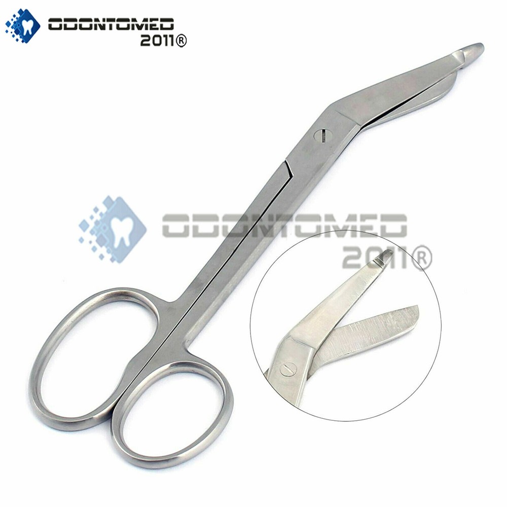 One Large Ring Lister Bandage Scissors 8"