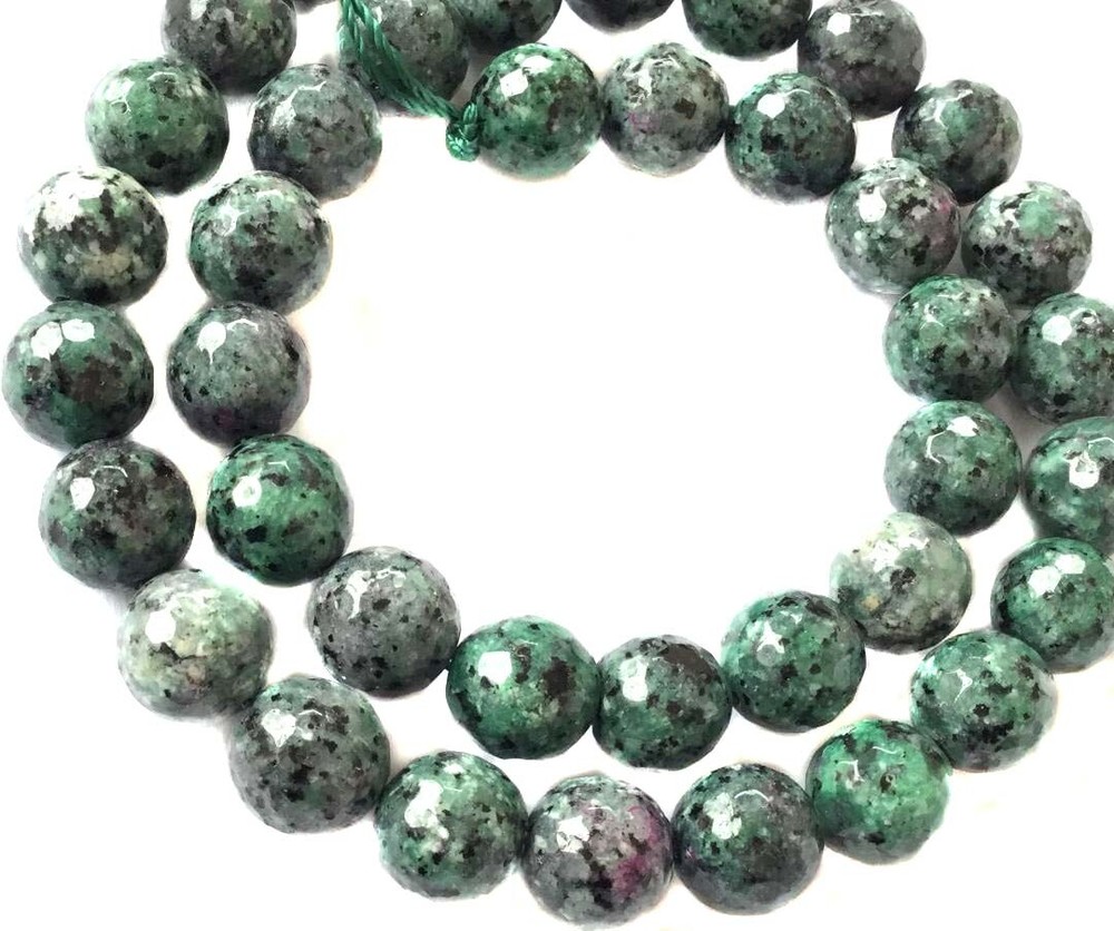 39 Perfect Gemstone natural Green Multi Rainforest Agate Gemstone Beads