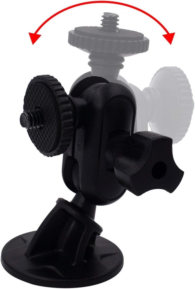 CH01C 1/4" Thread Camera Mount Holder Mini Adhesive 16mm Base - 3M