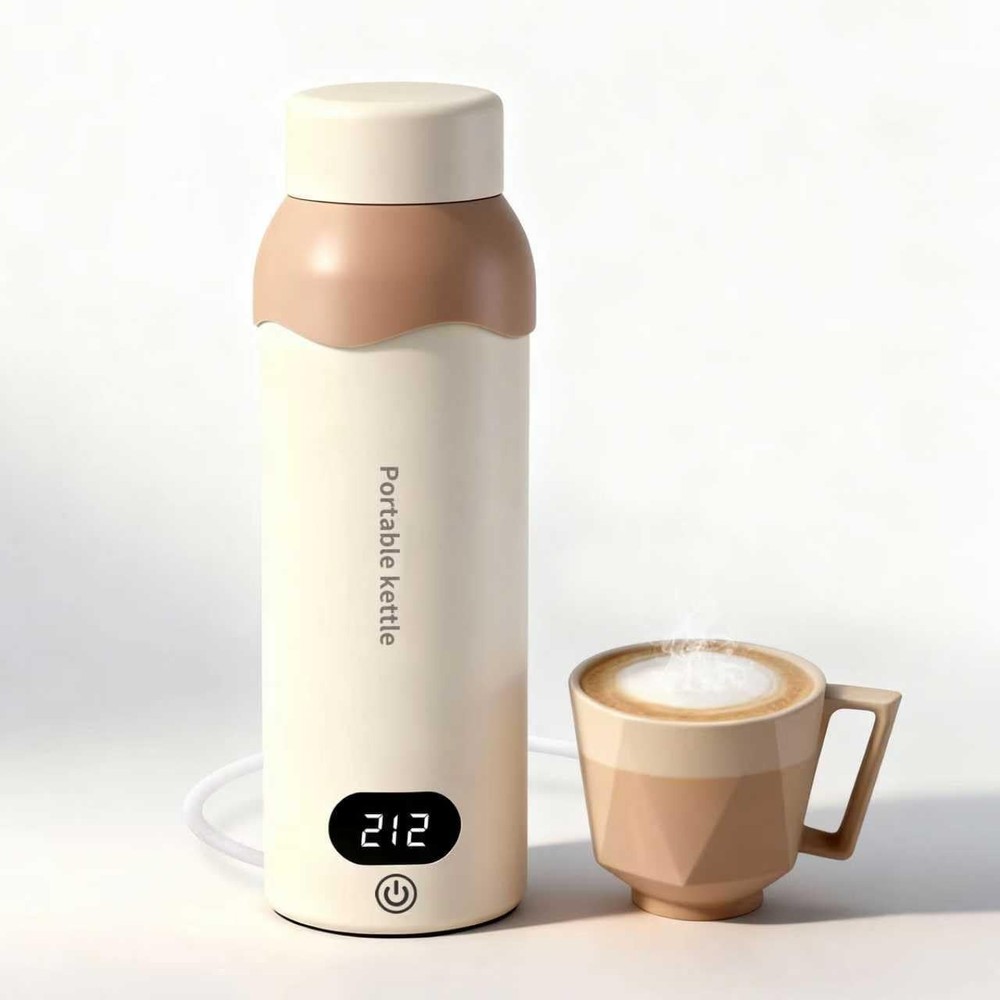 Travel Mini Electric Tea Kettle Small 6 Temper Controls 316 Stainless Steel