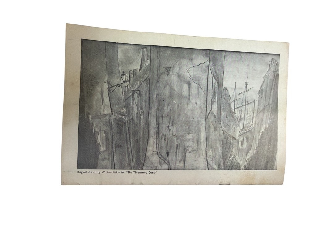 Threepenny Opera Theatre de Lys Kurt Weill 1954 Program