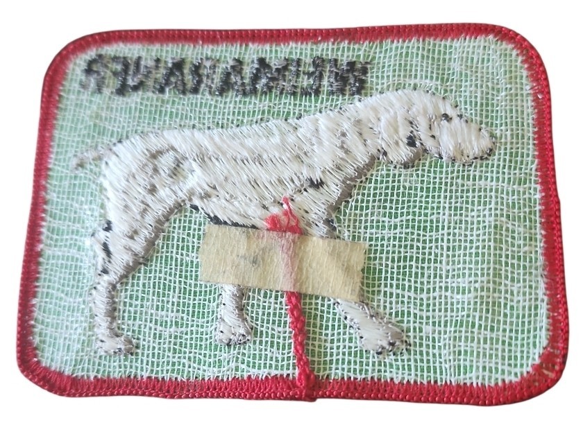 VTG WEIMARANER Sew On Dog Patch