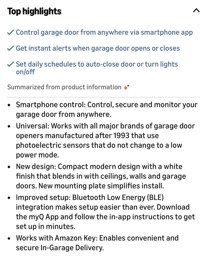 Lift Master 821LMC-SMC Smart Garage Control- NIB