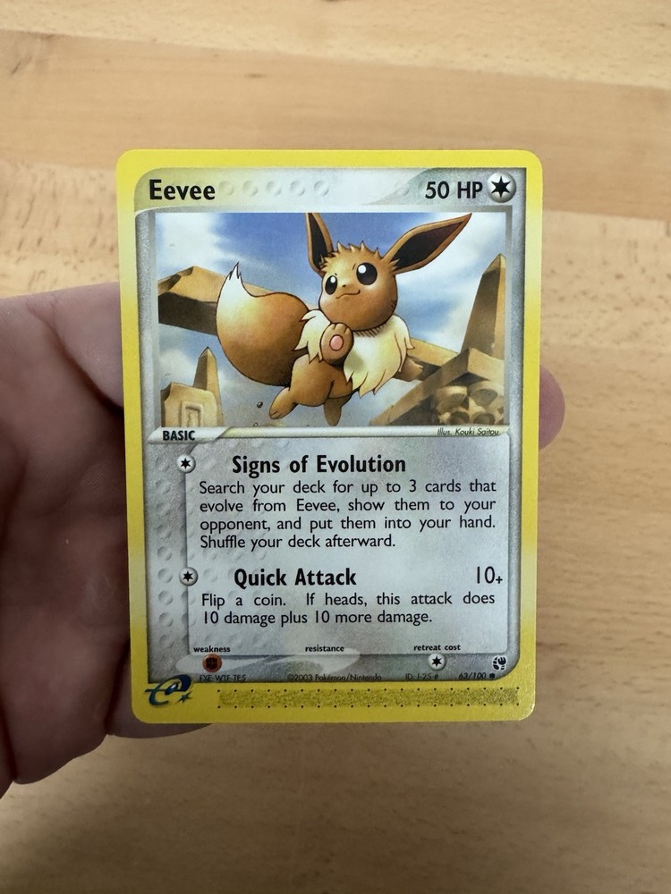NM Pokémon TCG Complete EX Sandstorm Common Set E-Readers Psyduck Eevee Pikachu