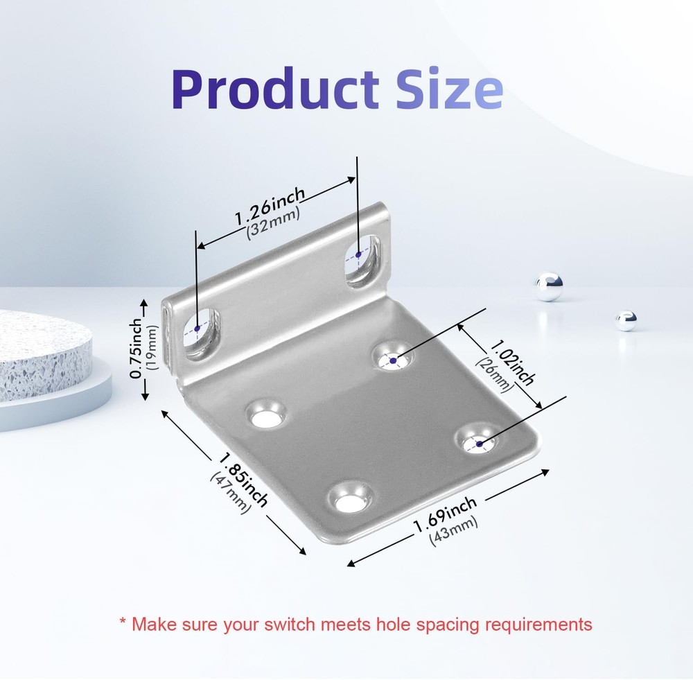 Rack Mount Ears for Ubiquiti Switch 1U Kit