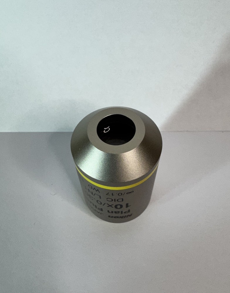 Nikon Plan Fluor 10×/0.30 ∞/0 DIC Microscope Objective Lens