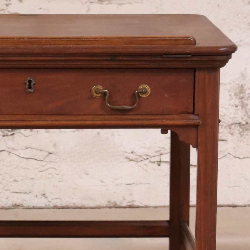 19th Century English Walnut Chippendale Desk