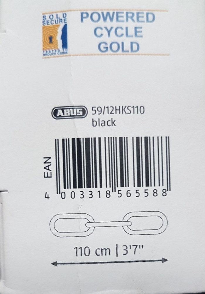 Abus Granit Extreme 59 X-Plus Motorcycle Chain Lock