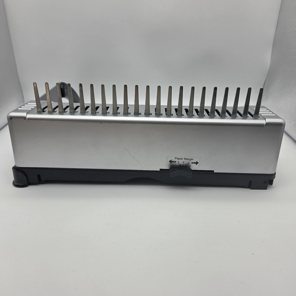 Makeasy Comb Binding Machine For A4 A5 Letter 21-Hole 450 Sheet W/ 100 Combs
