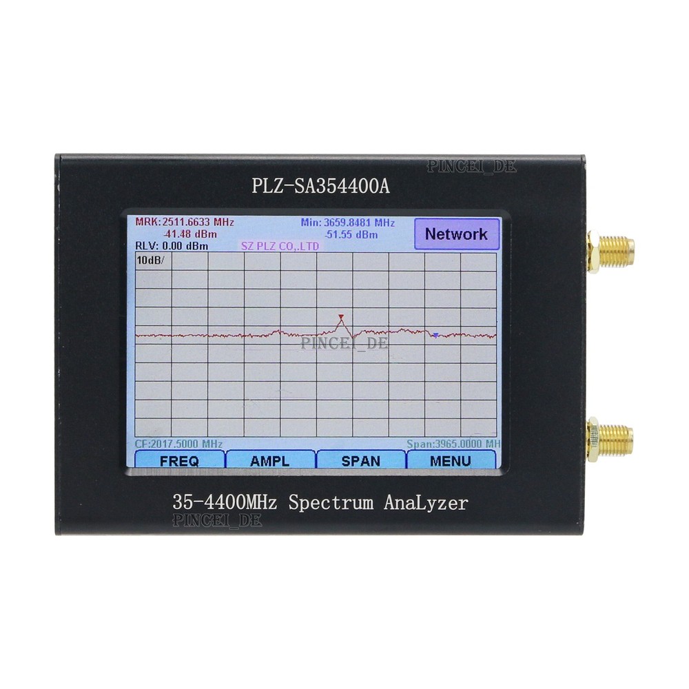 35-4400MHz Spectrum Analyzer w/ Tracking Source Network Analyzer Touching Screen
