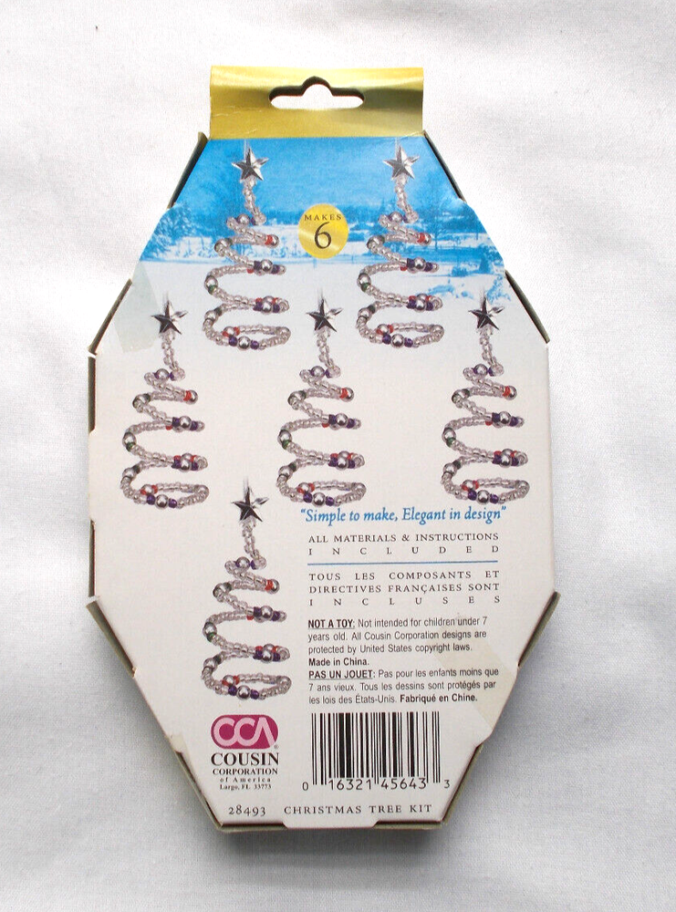 Ornament Sensations Christmas Tree Bead Ornament Kit