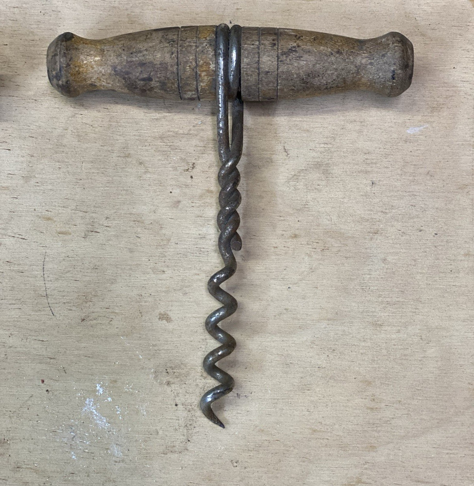 2 Vintage Cork Screws Bell Style Handles