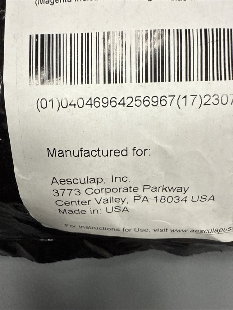 Aesculap Sterilization Tamper Evident S Lock SterilContainer Pink US910 1000 PC