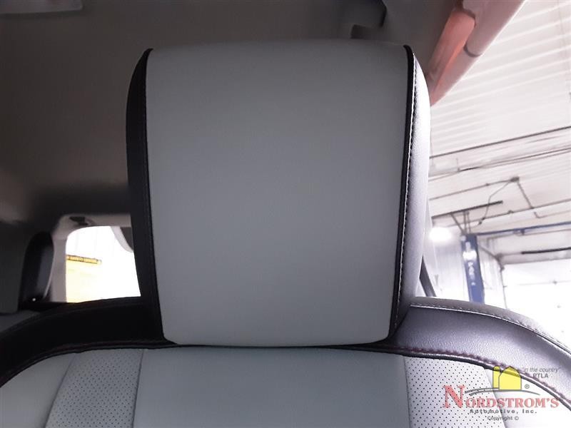 2012 Chevy Equinox Driver Front Headrest Only Gray Leather