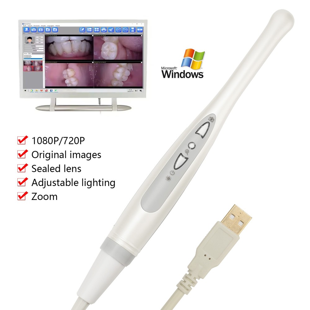 MD1030 Intraoral Camera Dental Camera,Button Work on Dexis,Eaglesoft More