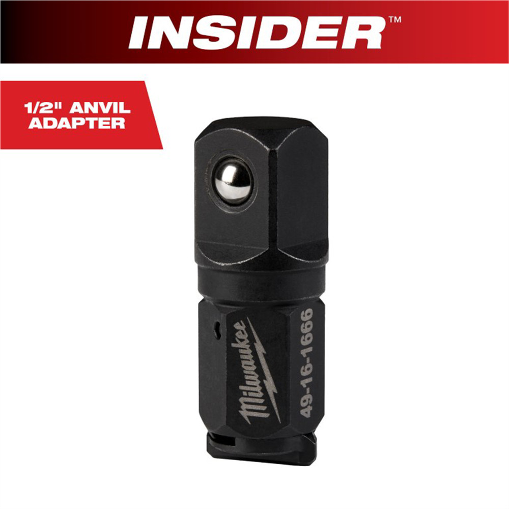 Milwaukee Tool INSIDER Box Ratchet 1/2" Anvil Adapter