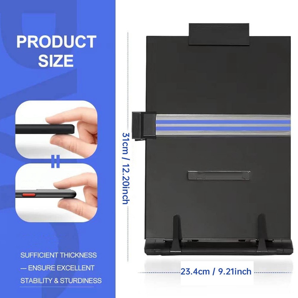 Desktop Document Holder Stand with 7 Adjustable Positions,File Organizer5838