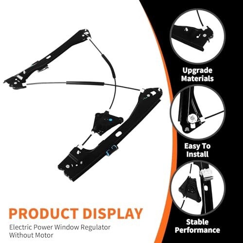 740-966 Front Driver Side Power Window Regulator Compatible with Jetta Left