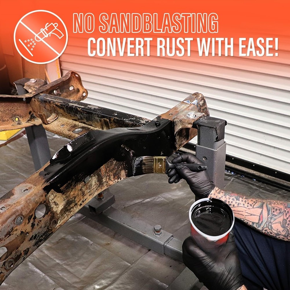 2-in-1 Rust Conversion Primer and Metal Primer (Black)