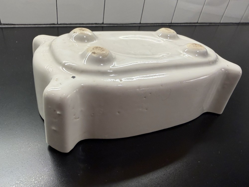Vintage UPCO White Pottery Planter