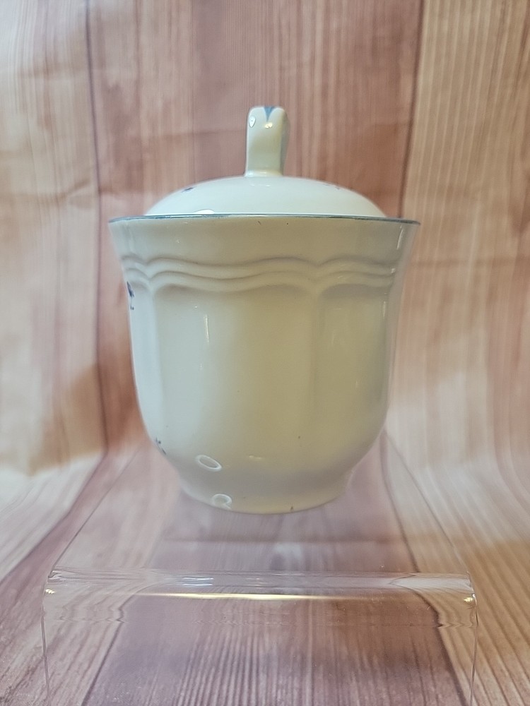 Provincial Bouquet Sugar Bowl With Lid
