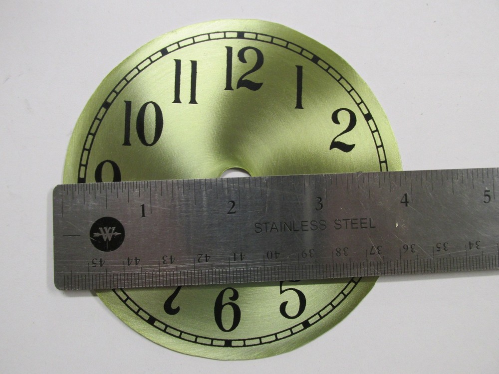 NEW REPLACEMENT ALUM. 4" CLOCK DIAL