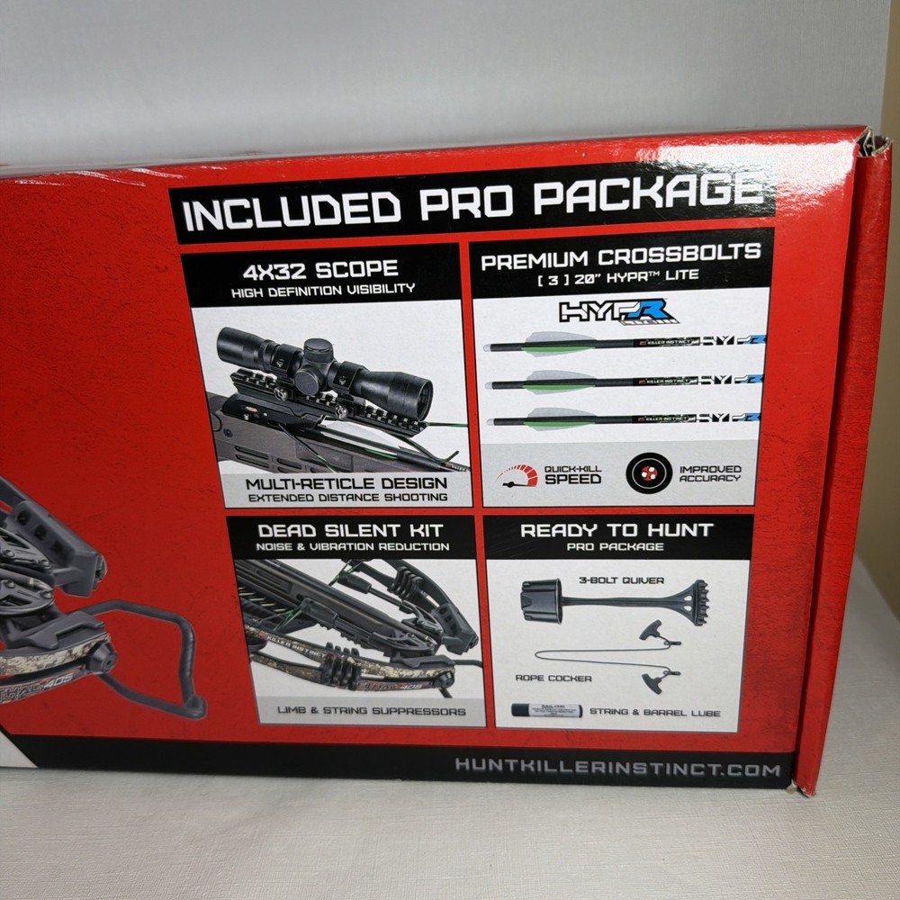 KILLER INSTINCT Lethal 405 Crossbow Kit (1000)