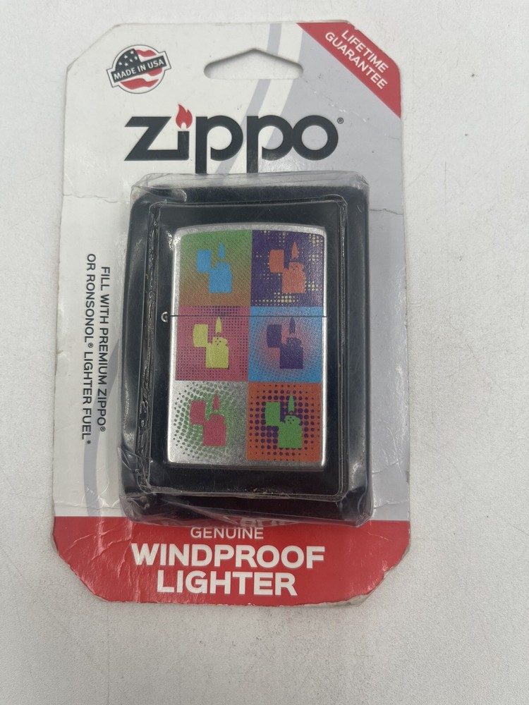Zippo Multi Zippo Pop Art Windproof Lighter (New & Sealed)