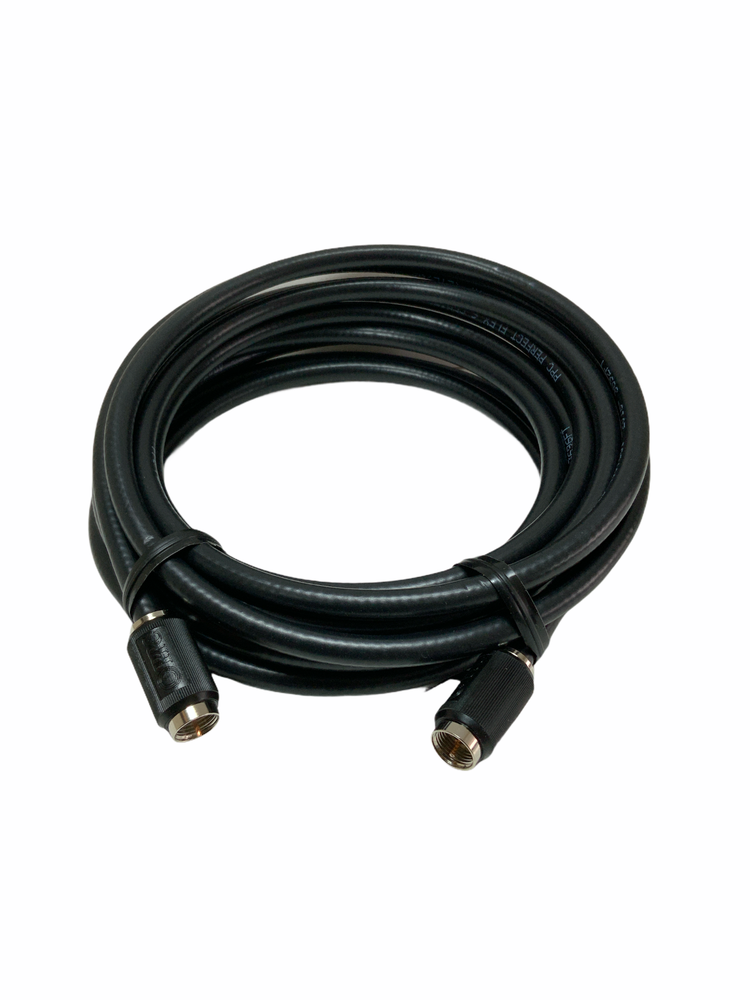 PPC COAXIAL 12' FT CABLE 18AWG FLEX 6 SERIES BLACK