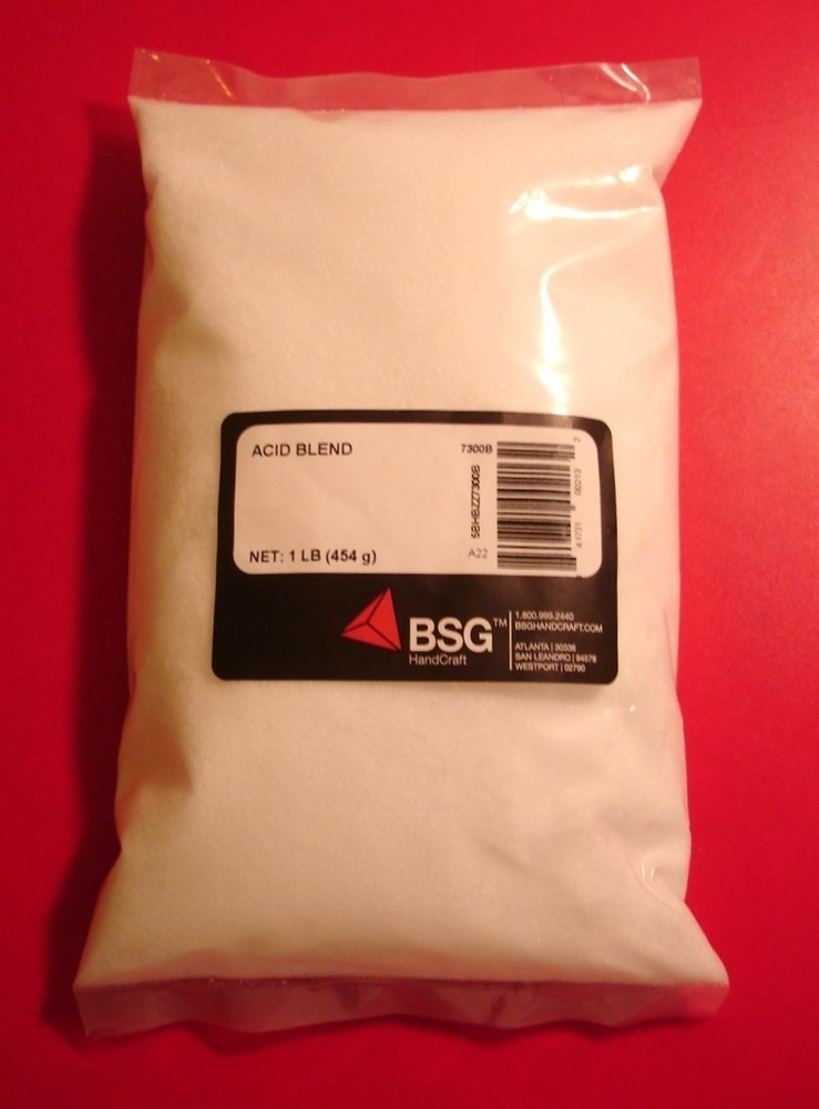 ACID BLEND 1 LB FRESH CITRIC-MALIC-TARTARIC HOME BREWING WINE MAKING KIT 1 POUND