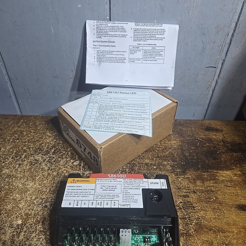 S8670E Furnace Pilot Module Control Board S8670E3003