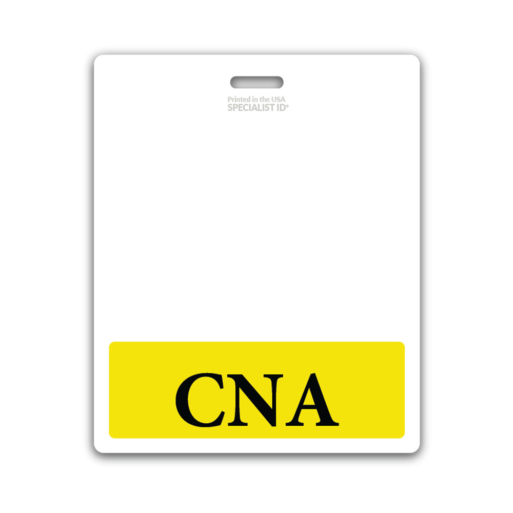 5 Pack - CNA Badge Buddy Oversized Horizontal XL ID Backer for Nursing Assistant