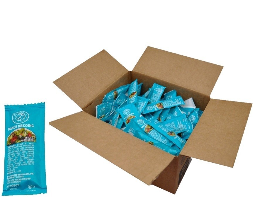 Monarch Ranch Dressing 200 Single Packets (0.42 oz Each) –Product #4010507