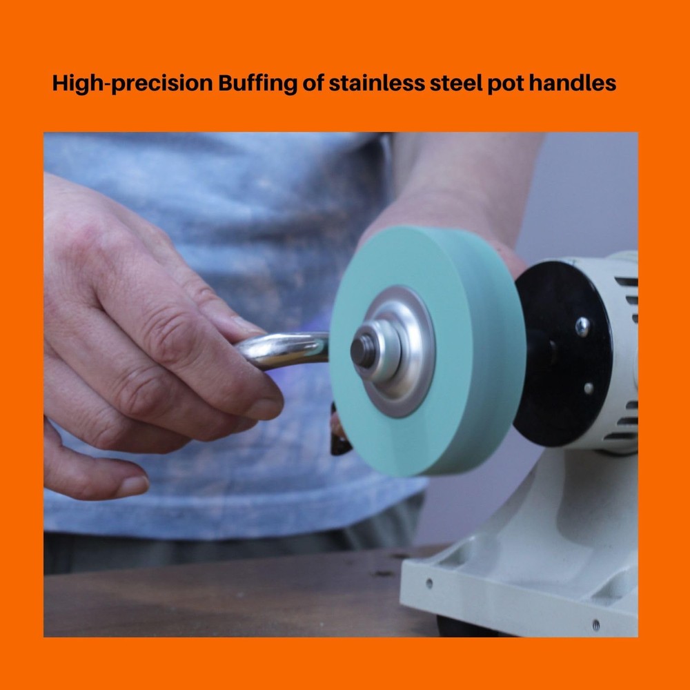 Elastic Polyurethane Buffing Wheels 3 Inch 2000 Grit. Silicon Carbide Abrasiv...