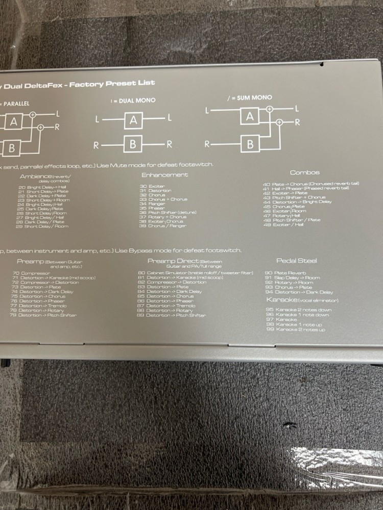 *VERY CLEAN*PEAVEY DDF2 MULTI EFFECTS PROCESSOR (R7A008667)