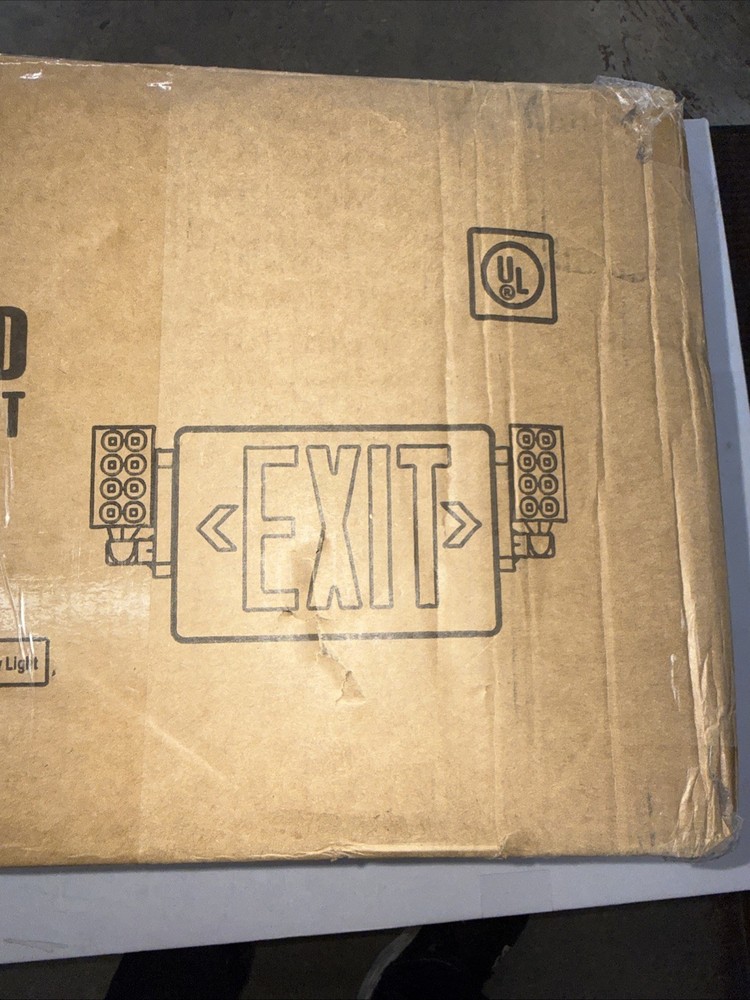 Freelicht Double Face Exit Led Combo Emergency Light 6 Pack