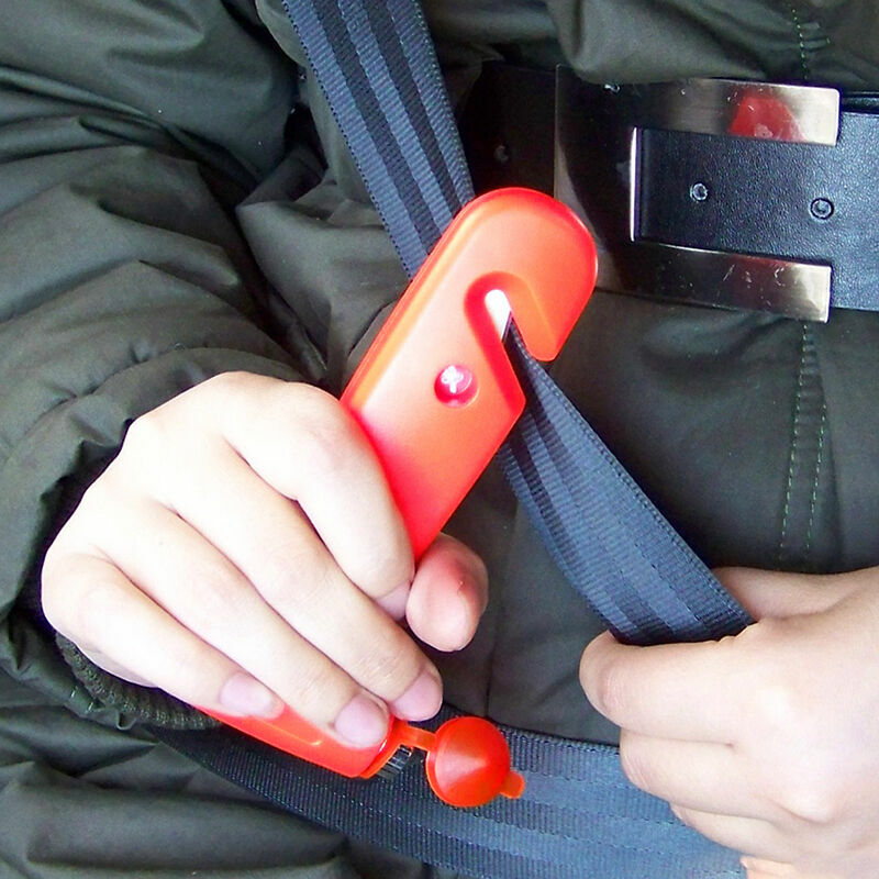 Multi-function Emergency Safety Hammer Car Window Seat Safety Belt Cutter Tool