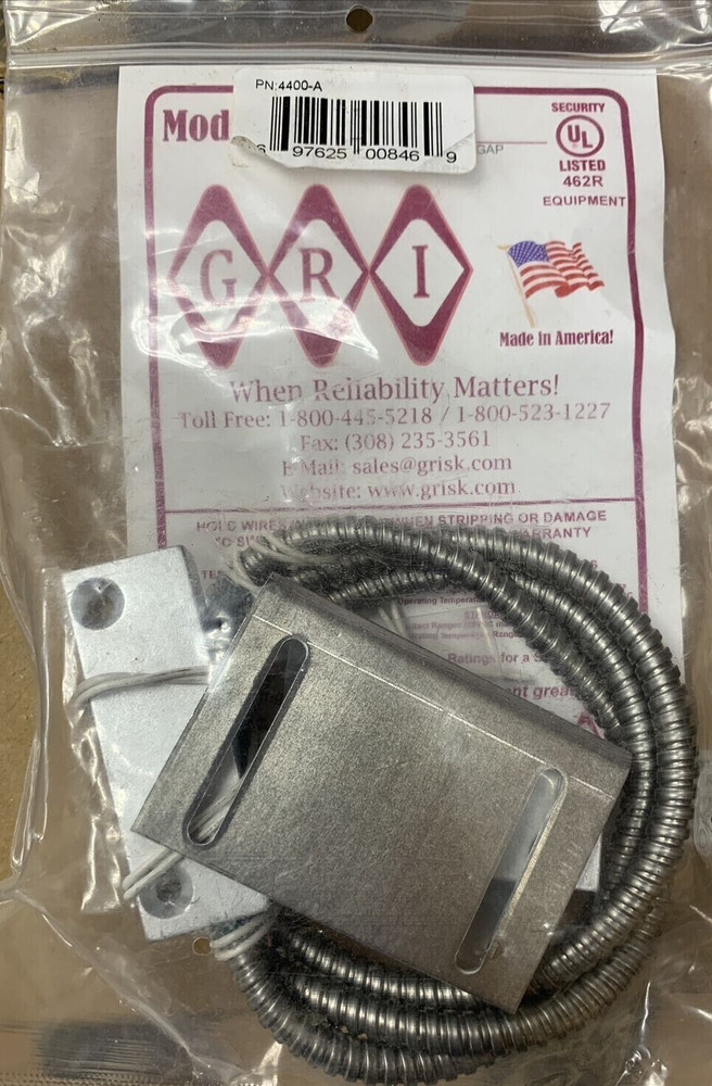 GRI 4400-A Industrial Surface Mount Contact Set, Wide Gap, Closed Loop