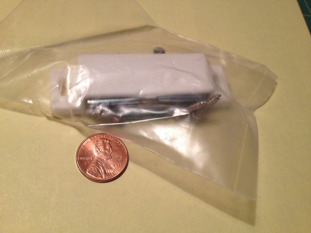 Double Magnet Catch For Double DOORS - White - QTY 2 lot#236A