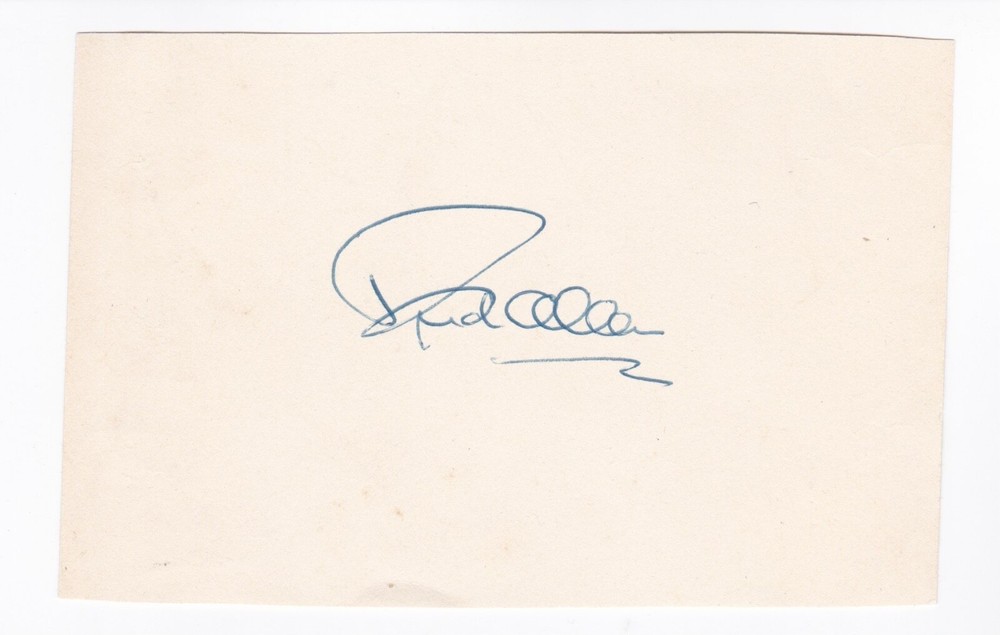 Fred Allen BOLD Signature Cut (JSA)