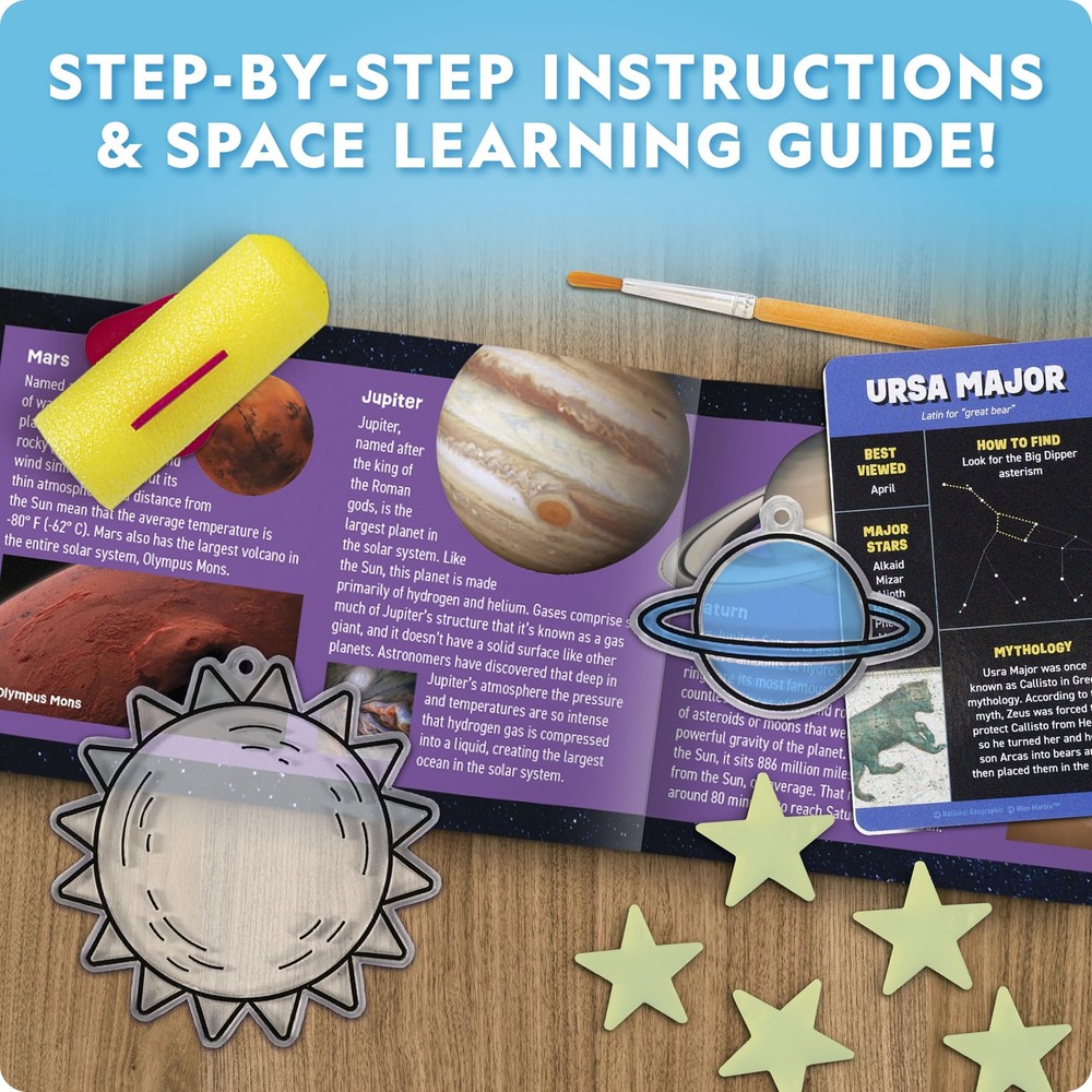 National Geographic Mega Space Activity Kit - Glow in One Size, Multicolor