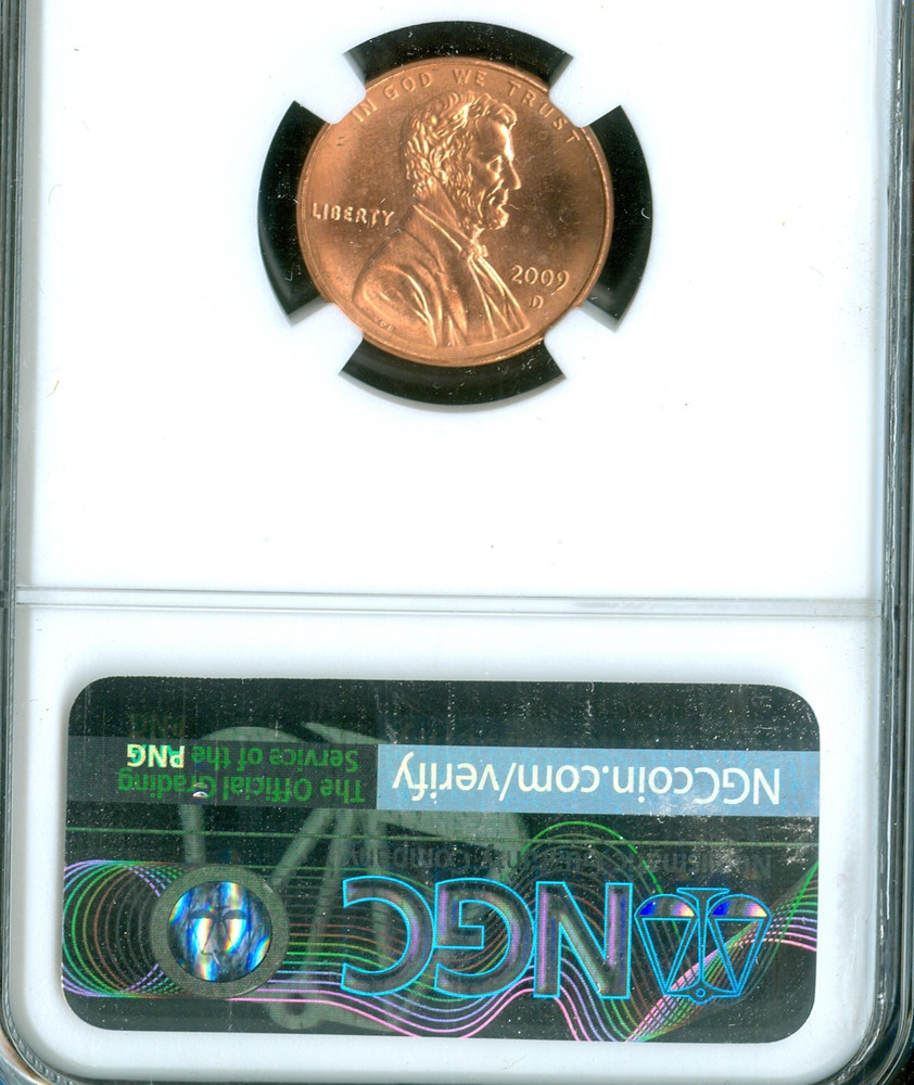 2009 D LINCOLN CENT PRESIDENCY NGC MS67 RD MAC SPOTLESS .