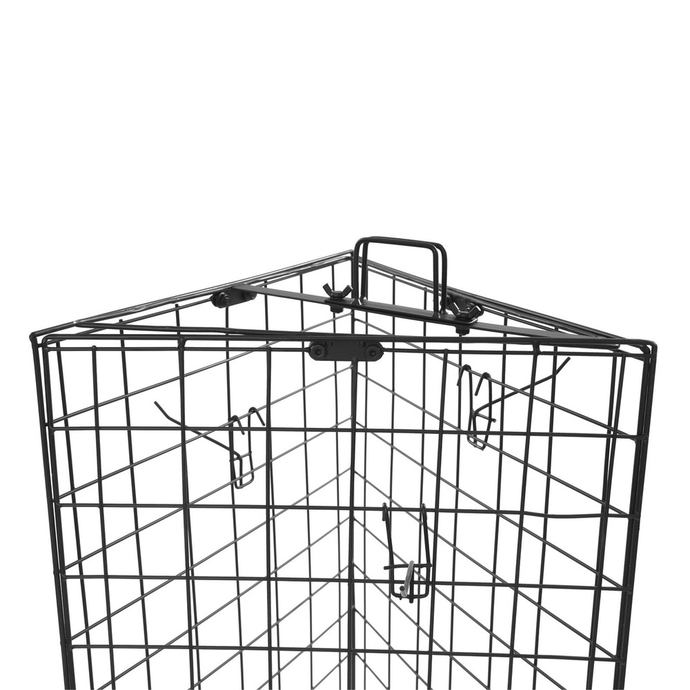 Gridwall Panel Display Stand Triangular Heavy Movable Floorstanding Detachable