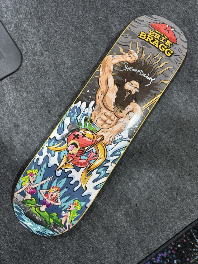 Thankyou Skateboard Deck Erik Bragg Signed
