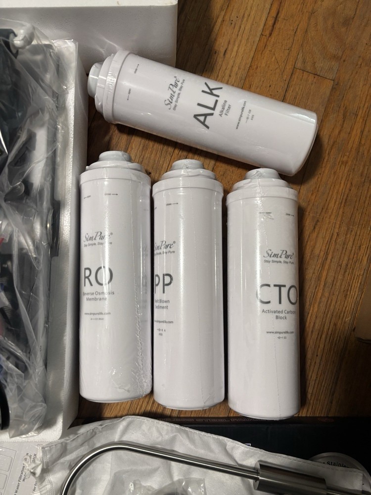 SimPure T1-400UV Tankless Reverse Osmosis System with UV, NSF/ANSI 8 Stages