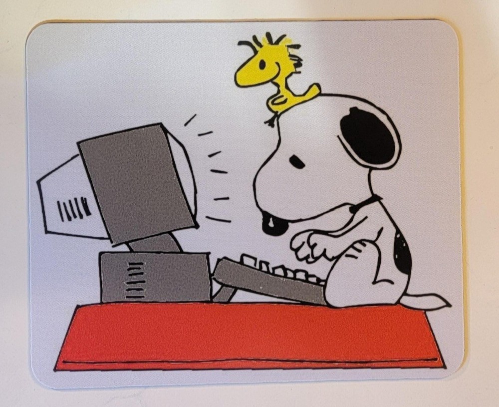 Snoopy Mousepad Custom Made