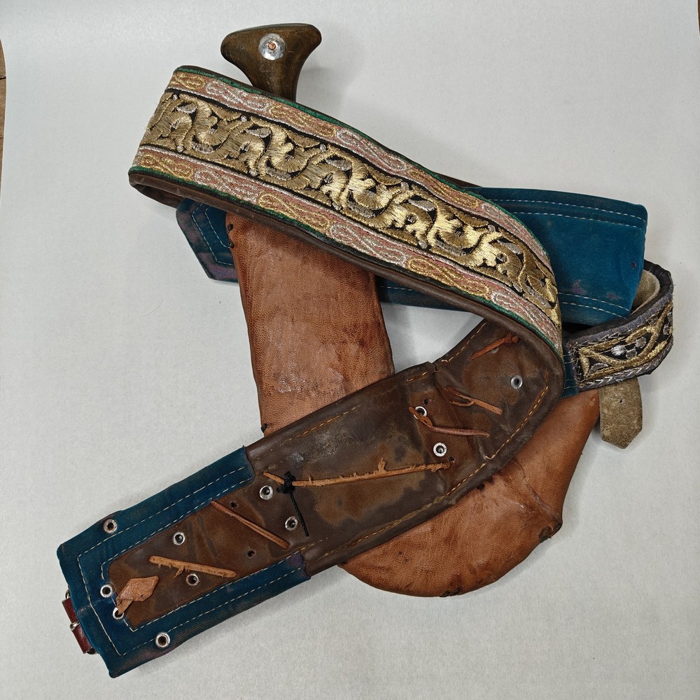 Antique Jambiya dagger with belt, KhanjaR